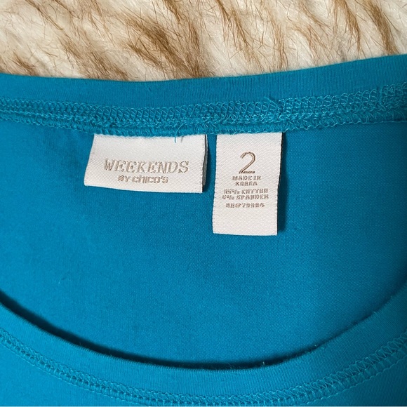 Weekends by Chico’s Lotus tee - Picture 4 of 7